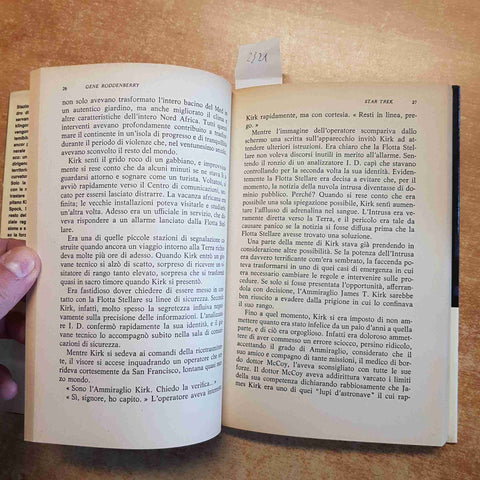 STAR TREK romanzo di GENE RODDENBERRY 1°EDIZIONE MONDADORI 1980 SCIENCE FICTION