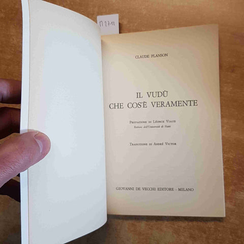 CLAUDE PLANSON - DE VECCHI - IL VUDU' CHE COS'E' VERAMENTE 1979 voodoo mambo