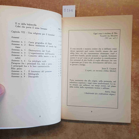 CLAUDE PLANSON - DE VECCHI - IL VUDU' CHE COS'E' VERAMENTE 1979 voodoo mambo