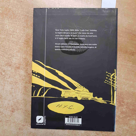 SAMPAYO, MUNOZ - EDIZIONI BD - BILLIE HOLIDAY - 2013 fumetto, regina del jazz