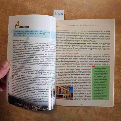 IL LAGO DELLA MUSICA PASSEGGIATE NEL CUSIO pro loco LAGO D'ORTA 2007 PIEMONTE