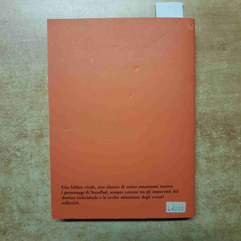 STENDHAL - EINAUDI BIBLIOTECA GIOVANI - LA CERTOSA DI PARMA 1975