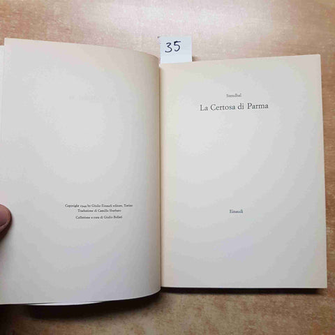 STENDHAL - EINAUDI BIBLIOTECA GIOVANI - LA CERTOSA DI PARMA 1975