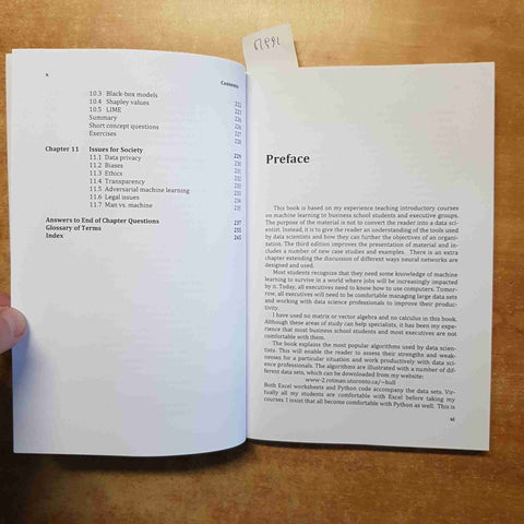 MACHINE LEARNING IN BUSINESS AN INTRODUCTION TO THE WORLD OF DATA SCIENCE - HULL