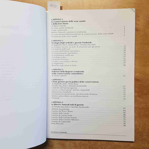 GLI AIRONI IN LOMBARDIA PROVINCIA DI PAVIA 1996 LITOLINE - riserve naturali