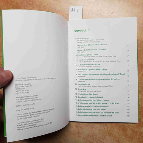 A PIEDI SUL VALLO ALPINO IN PIEMONTE Vaschetto Diego ESCURSIONI IMPERDIBILI