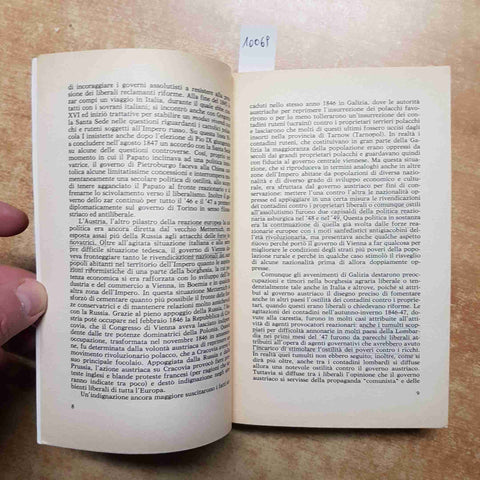 CANDELORO STORIA DELL'ITALIA MODERNA volume terzo - FELTRINELLI sottolineato