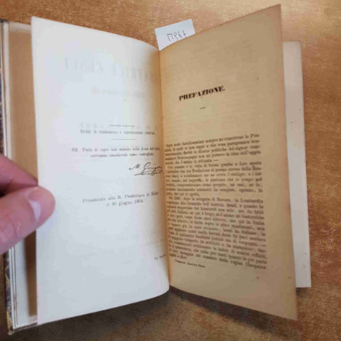 F.D. GUERRAZZI - BEATRICE CENCI STORIA DEL SECOLO XVI 1864 EDITRICE M. GUIGONI