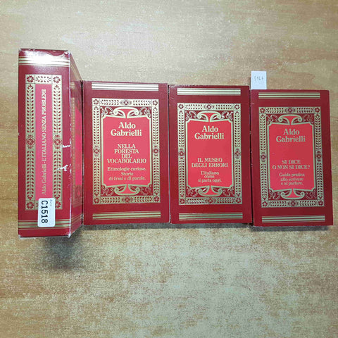 ALDO GABRIELLI - L'ITALIANO SENZA PROBLEMI - 3 volumi - 1982 - CLUB DEL LIBRO