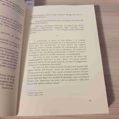 MARA CHERUBINI PARROCCHIA VALLE LOMELLINA VALLE E L'AURORA 1953 2003 pavese