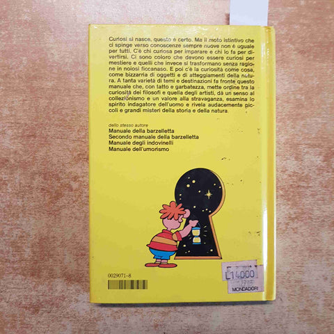 VEZIO MELEGARI - MANUALE DEL CURIOSO 1986 MONDADORI 1°EDIZIONE  illustr. ORIGONE