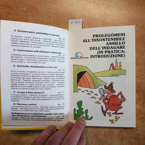VEZIO MELEGARI - MANUALE DEL CURIOSO 1986 MONDADORI 1°EDIZIONE  illustr. ORIGONE