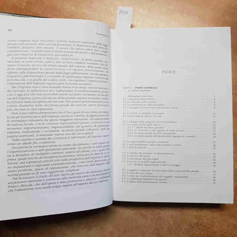 MANUALE DI DIRITTO PENALE DELL'IMPRESA - PEDRAZZI, ALESSANDRI 1998 MONDUZZI