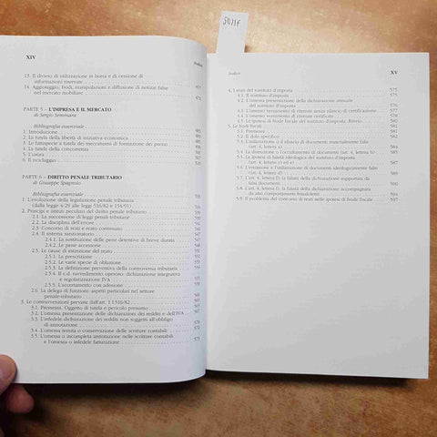 MANUALE DI DIRITTO PENALE DELL'IMPRESA - PEDRAZZI, ALESSANDRI 1998 MONDUZZI