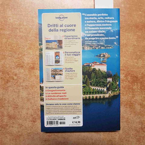PIEMONTE 2018 LONELY PLANET EDT LA STAMPA - italiano GUIDA TURISTICA AA.VV.