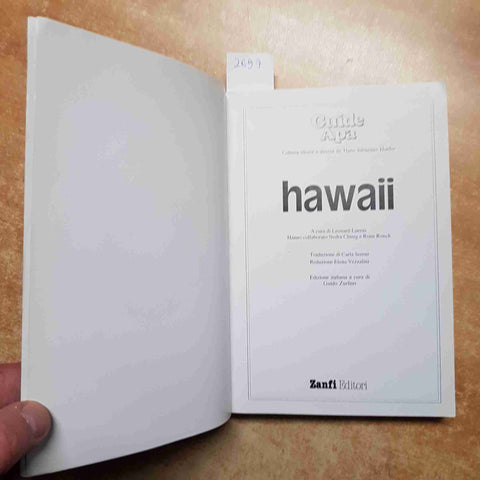 GUIDA APA HAWAII 1989 ZANFI EDITORI surf hawaiana waikiki honolulu kilauea kauai