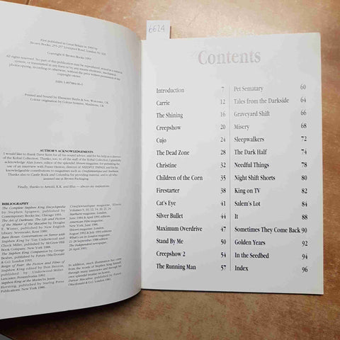 ANN LLOYD, THE FILMS OF STEPHEN KING 1993 BROWN BOOKS misery it cujo stand by me