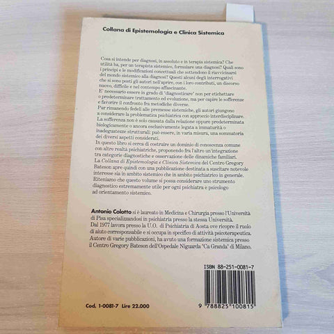 ANTONIO COLOTTO - CITTA' STUDI - FARE DIAGNOSI CLASSIFICAZIONE DIAGNOSTICHE