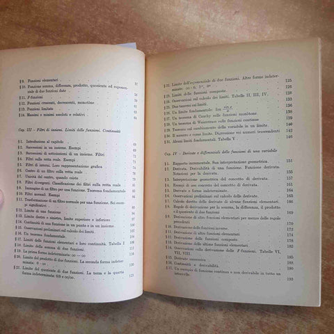 GIOVANNI MELZI - MATEMATICA GENERALE PARTE PRIMA 1971 CELUC rare pagine staccate