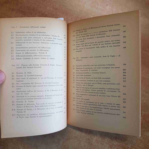 GIOVANNI MELZI - MATEMATICA GENERALE PARTE PRIMA 1971 CELUC rare pagine staccate