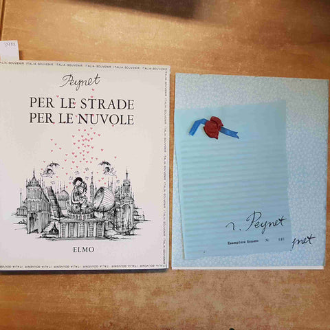 PEYNET - PER LE STRADE PER LE NUVOLE 1963 ELMO con tavola numerata 646/1000