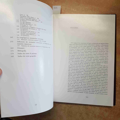 FARINA, FORNARI - L'ARCHITETTURA CISTERCENSE E L'ABBAZIA DI CASAMARI 1981