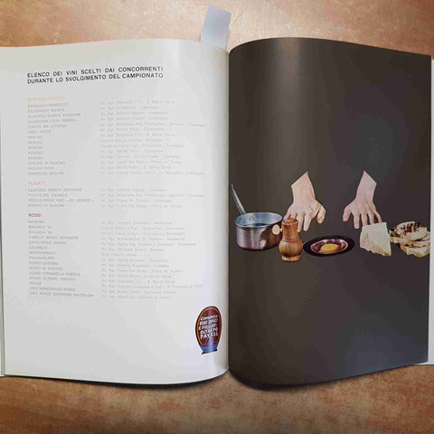 1° CAMPIONATO GASTRONOMICO LOMBARDO IL PIATTO D'ORO 1969 PAVIA polenta taragna