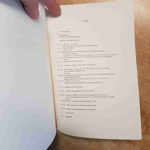 MILANI, POESIE E PROSE PAVESI DELL'ACCADEMIA DLA BASLETTA la bagna al nas PAVIA
