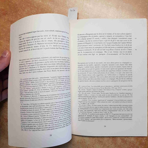 MILANI, POESIE E PROSE PAVESI DELL'ACCADEMIA DLA BASLETTA la bagna al nas PAVIA