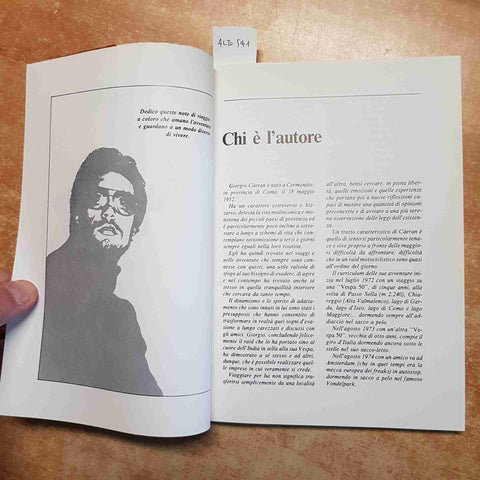 GIORGIO CAERAN - LA VIA DELLE INDIE IN VESPA 1983 VIAGGIO IN MOTO PIAGGIO