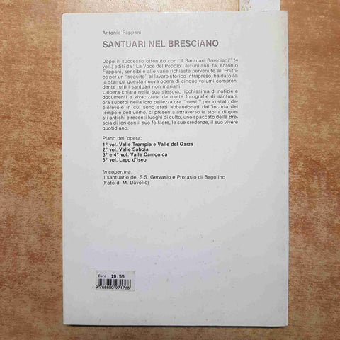 SANTUARI NEL BRESCIANO 2 VALLE SABBIA BRESCIA1983 EDIZIONI LA VOCE DEL POPOLO