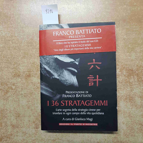FRANCO BATTIATO presenta I 36 STRATAGEMMI L'ARTE DELLA STRATEGIA CINESE G. Magi