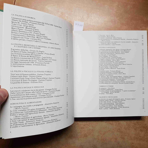 L'ECONOMIA ITALIANA TRA LE DUE GUERRE 1919 - 1939 IPSOA COMUNE DI ROMA 1984