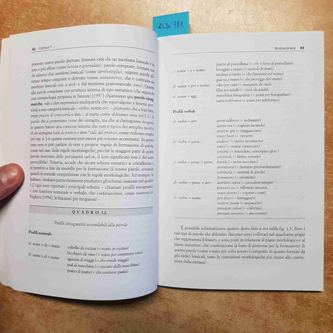 ELISABETTA JEZEK - LESSICO CLASSI DI PAROLE, STRUTTURE, COMBINAZIONI - IL MULINO