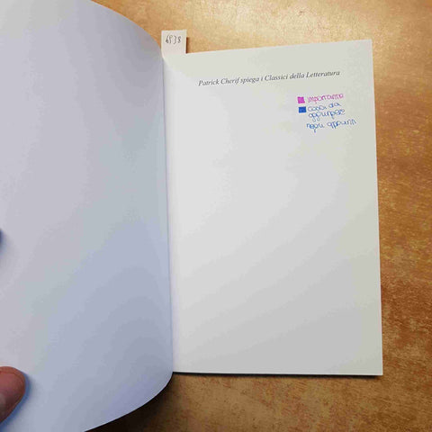 PATRICK CHERIF - DIVINA COMMEDIA INFERNO parafrasi riassunto commento DANTE 2020