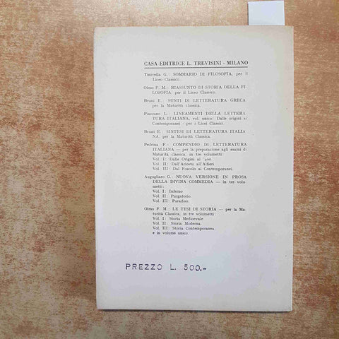 GIOVANNI DE LONGIS  - SENECA PASSI SCELTI 1958 TREVISINI sottolineato a matita!