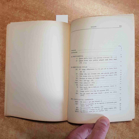 GIOVANNI DE LONGIS  - SENECA PASSI SCELTI 1958 TREVISINI sottolineato a matita!