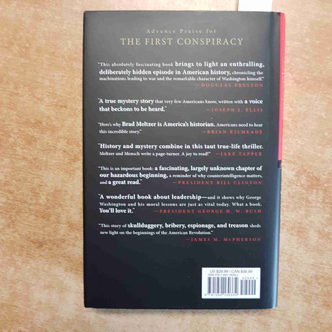 BRAD MELTZER - THE FIRST CONSPIRACY the secret plot to kill George Washington