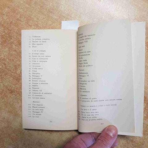 CESARE PAVESE - POESIE 1969 OSCAR MONDADORI