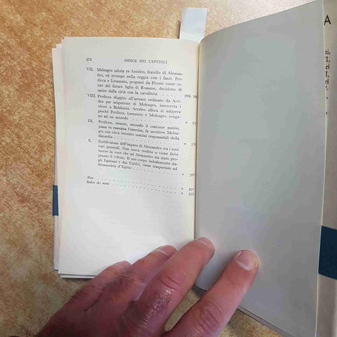 CURZIO RUFO - STORIA DI ALESSANDRO MAGNO volume 2 libri VII-X ZANICHELLI 1986