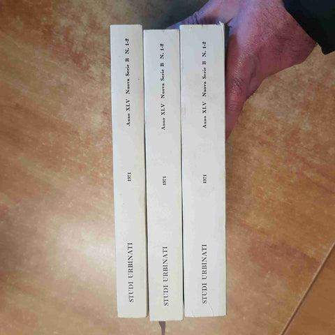 STUDI URBINATI 1-2/1971 3 tomi STUDI IN ONORE DI LEONE TRAVERSO byron ARGALIA