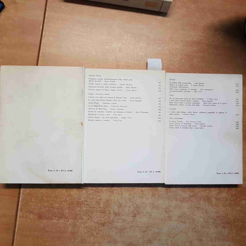 STUDI URBINATI 1-2/1971 3 tomi STUDI IN ONORE DI LEONE TRAVERSO byron ARGALIA