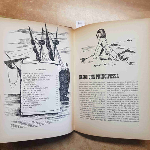 SHIRLEY GRAHAM - POCAHONTAS LA PRINCIPESSA INDIANA 1970 MONDADORI 1° edizione