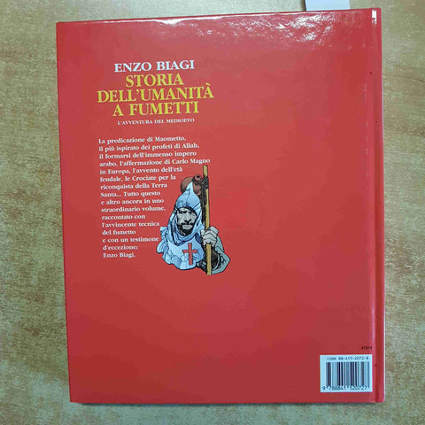 ENZO BIAGI - L'AVVENTURA DEL MEDIOEVO STORIA DELL'UMANITA' A FUMETTI agostini