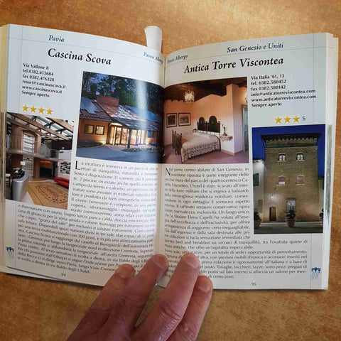 PAVIA E PROVINCIA AGRITURISMI RISTORANTI ALBERGHI 2013 PERCORSI DEL GUSTO pavese