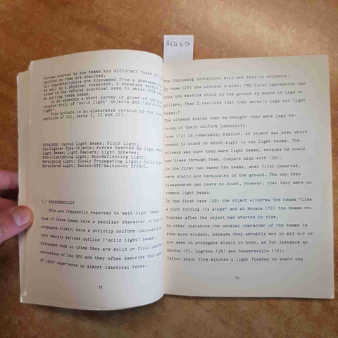 UFO PHENOMENA AN INTERNATIONAL ANNUAL REVIEW DEVOTED TO SCIENTIFIC STUDY 1977