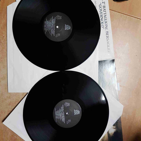 FANFARA DEL 2° BATTAGLIONE BERSAGLIERI GOVERNOLO 2 LP 33 GIRI VINILE VINYL FBG