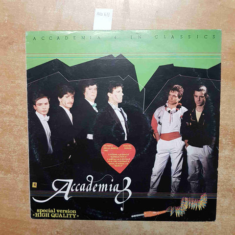 ACCADEMIA 4 IN CLASSICS 1982 ARISTON SPECIAL VERSION 33 giri lp disco vinile