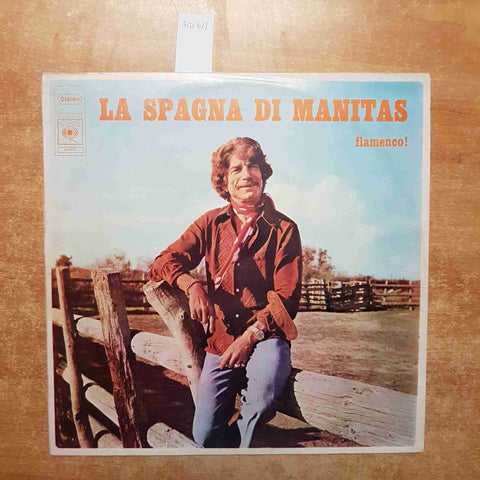 LA SPAGNA DI MANITAS DE PLATA FLAMENCO! CBS 1969 LP DISCO 33 GIRI VINILE VINYL
