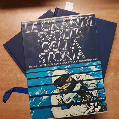 LE GRANDI SVOLTE DELLA STORIA 2 VOLUMI + COFANETTO MONDADORI 1974 prima edizione